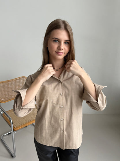 Сорочка класична у смужку