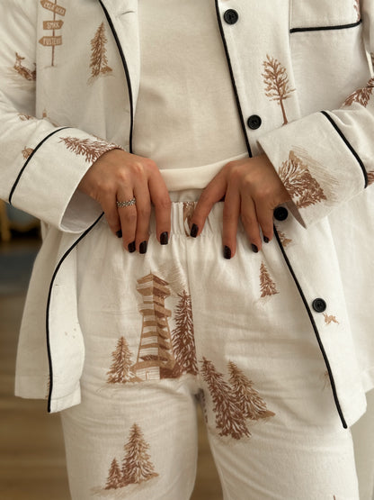 Піжама з м'якої фланелі